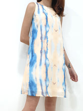 Tie Dye Trapeze Dress - Yellow (Non-returnable) - Ferlicious